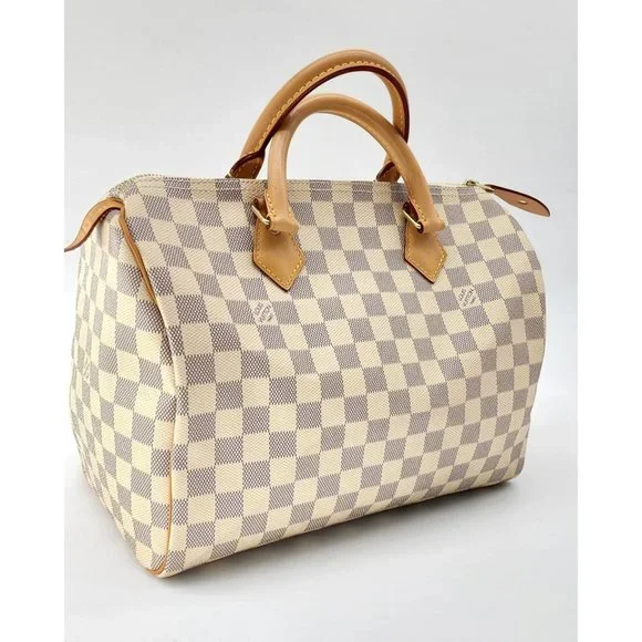 Louis Vuitton Speedy 30 Damier Azur Canvas Tote | Mint Condition - Picture 3 of 11